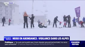 Neige en abondance: un risque d'avalanche "remarquable" sur les Alpes
