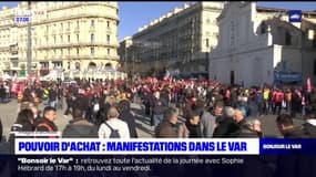 Var:  manifestations pour le pouvoir d'achat ce jeudi matin