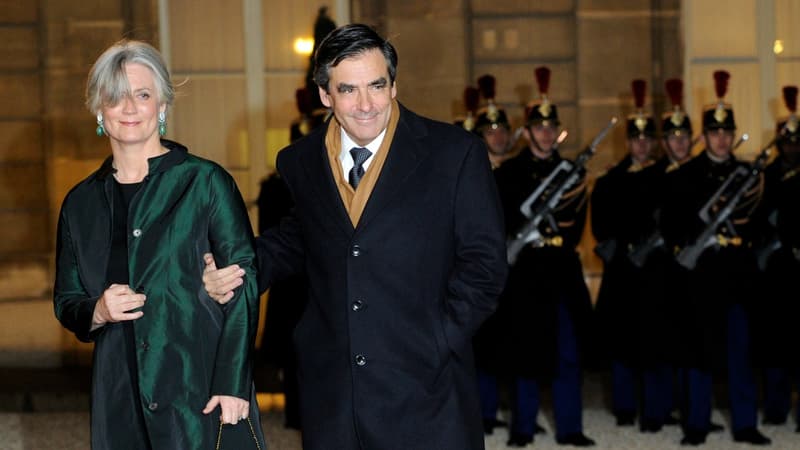 Penelope et François Fillon le 2 mars 2011.