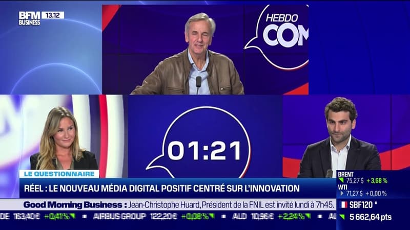 Hebdo Com: Réel, le nouveau média digital positif centré sur l'innovation - 06/05