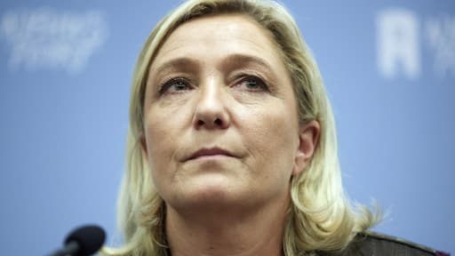 Marine Le Pen à La Haye, le 13 novembre 2013