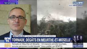Tornade: selon le sous-préfet de Meurthe-et-Moselle, "aucune famille n'a besoin d'être relogée"