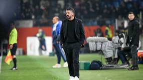 Gennaro Gattuso lors de Montpellier-OM (1-1, Ligue 1), le 19 décembre 2023