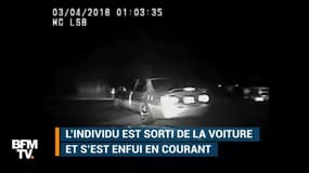 En Virginie, un homme saoul fuit la police et se fait renverser par sa propre voiture