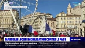 Marseille: 3800 personnes mobilisées contre le pass vaccinal