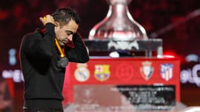 Xavi après la défaite du Barça face au Real (4-1) en finale de la Supercoupe d'Espagne, le 14 janvier 2024