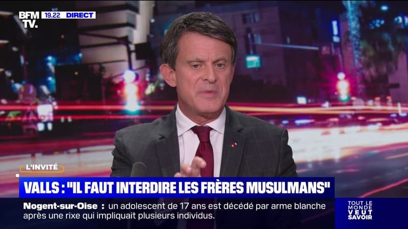 Interdire le voile aux mineures: pour Manuel Valls, ministre des Outre-mer, 