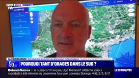 Orages dans le sud: "Plus la chaleur est importante au sol, plus ces orages vont être violents", explique Alix Roumagnac (Predict Services)