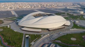 Le stade Al-Janoub où évolueront les Bleus contre l'Australie.