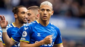 Richarlison avec Everton, le 15 mai 2022 en Premier League