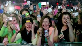 Des fans de Justin Bieber enen Norvège Australie, le 16 avril 2013