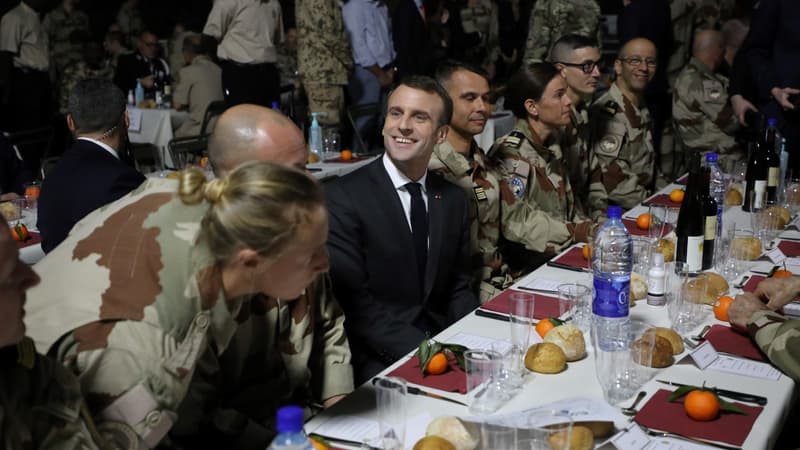 Emmanuel Macron en Jordanie pour fêter Noël avec les troupes françaises