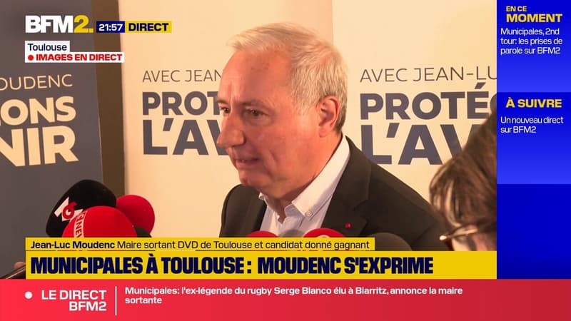 Municipales à Toulouse: "J'avais dit dès le début que le danger était mélenchoniste dans cette élection", déclare Jean-Luc Moudenc, maire sortant