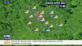 Météo Paris-Ile-de-France du mercredi 4 janvier 2017: Retour des éclaircies en fin d'après-midi