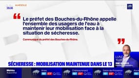 Sécheresse: mobilisation maintenue dans les Bouches-du-Rhône