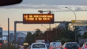 L'abaissement de la vitesse à 50km/h sur le périphérique est entré en vigueur ce mardi 1er octobre entre les portes des Lilas et d’Orléans. 