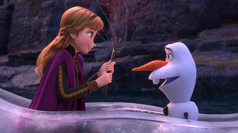Anna et Olaf dans "La Reine des Neiges 2"