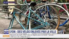 Vélos retirés à Lyon : "des enlèvements abusifs" pour la Ville à vélo, la municipalité répond