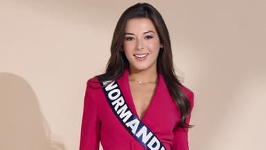Perrine Prunier, Miss Normandie, candidate à Miss France 2023.