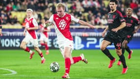 Mika Biereth lors de Monaco-Benfica le 12 février 2025