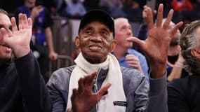 L'ancien joueur des New York Knicks Dick Barnett le 9 janvier 2023