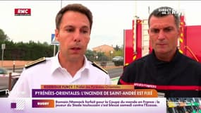 Pyrénées-Orientales : le préfet salue le travail des pompiers