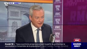 Bruno Le Maire: "Tout l'argent nécessaire pour l'achat des vaccins sera disponible, la santé n'a pas prix"