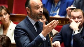 Le Premier ministre français Edouard Philippe à l'Assemblée nationale le 24 octobre 2018
