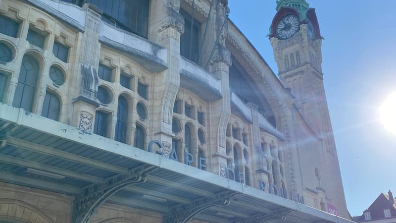 La gare de Rouen.