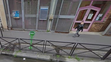 Façade de l'école maternelle de la rue de Fontarabie, dans le 20e arrondissement de Paris.