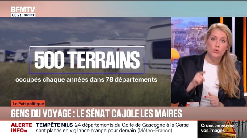 LE FAIT POLITIQUE D'ANNE - Gens du voyage: le Sénat adopte une proposition de loi pour durcir les conditions de stationnemment