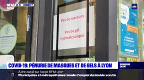 Coronavirus : pénurie de masques et de gels hydroalcooliques à Lyon