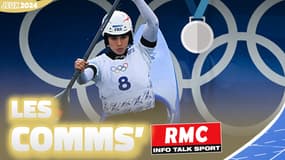 JO 2024 / Kayak-Cross : Les comms' RMC de la remontée d'Angele Hug