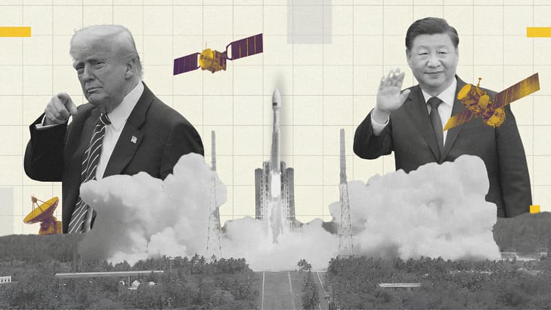 Espionnage et "combat aérien rapproché" entre satellites: à 35.000 kilomètres de la Terre, les États-Unis et la Chine se livrent déjà une véritable guerre spatiale