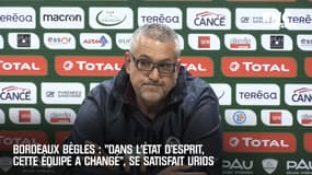 UBB : "Dans l’état d’esprit, cette équipe a changé", se satisfait Urios