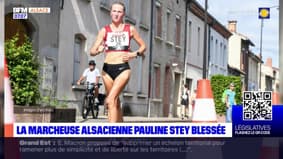 La marcheuse alsacienne Pauline Stey blessée