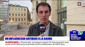 Nice: un influenceur antibois jugé pour apologie du terrorisme