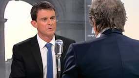 Manuel Valls face à Jean-Jacques Bourdin