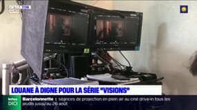 Digne-Les-Bains: la chanteuse Louane en tournage pour la série "Visions"