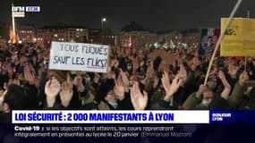Lyon: près de 2000 manifestants réunis contre la loi "sécurité globale"