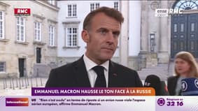Emmanuel Macron hausse le ton vis-à-vis de la Russie.