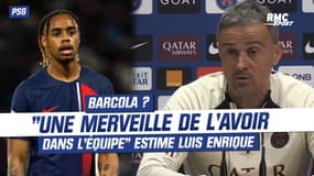 PSG : Barcola ? "Une merveille de l'avoir dans l'équipe" estime Luis Enrique