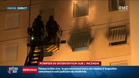 Un immeuble ravagé par les flammes jeudi soir à Sainte-Foy-lès-Lyon