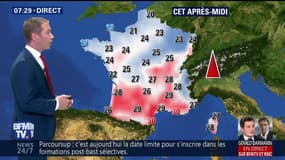 La météo pour ce lundi 27 août 2018