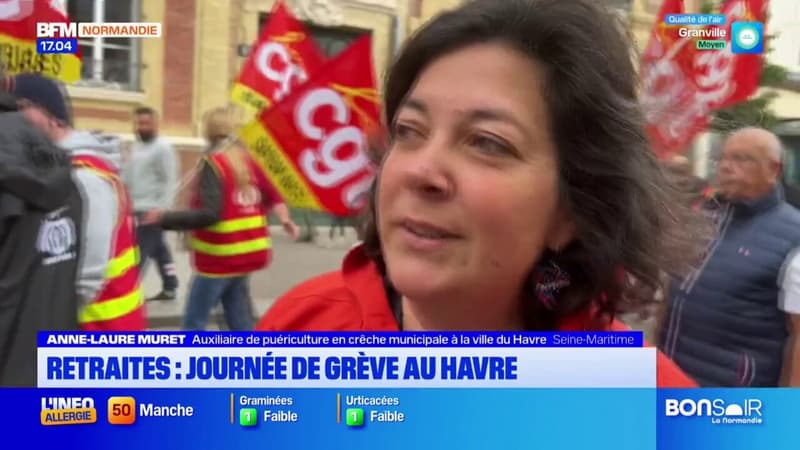 Le Havre: 3.000 personnes se sont rassemblées ce mardi contre la réforme des retraites et l'augmentation des salaires selon la CGT