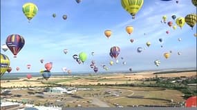 Lorraine: le record du monde de décollage "en ligne" de montgolfières battu