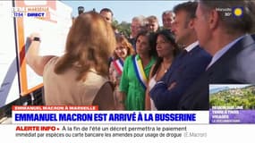 Marseille: Martine Vassal présente le plan transports à Emmanuel Macron