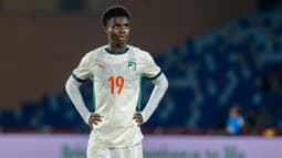 Christ Inao Oulaï lors du match de la CAN entre le Gabon et la Côte d'Ivoire, le 31/12/2025