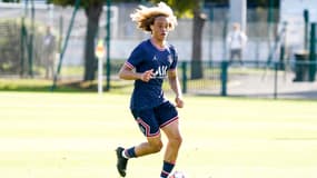 Le milieu néerlandais Xavi Simons, au Camp des Loges le 28 septembre 2021