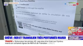 La circulation des RER et Transilien fortement perturbée par une grève de la SNCF le 21 mai 
